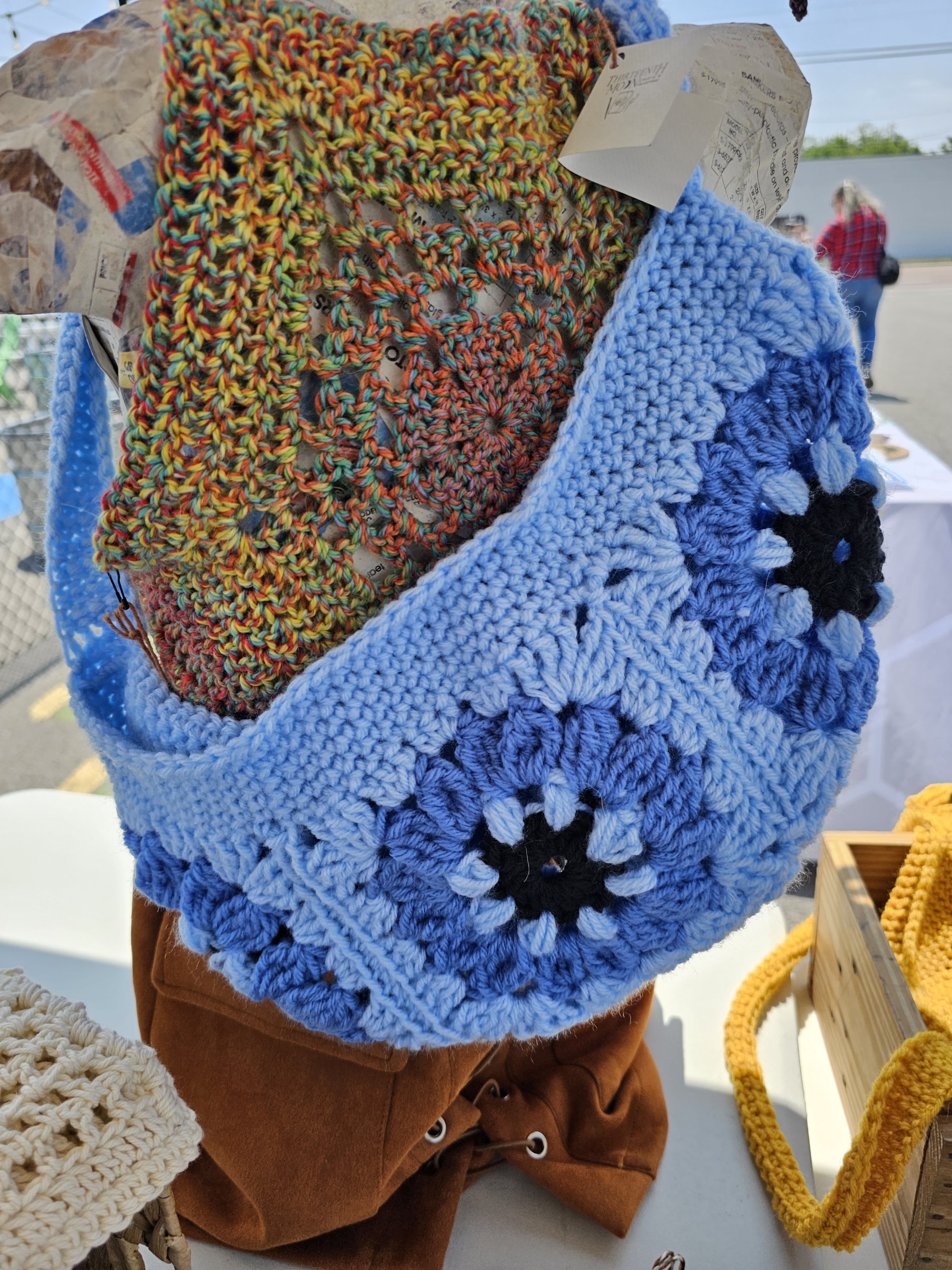 Sunburst Sling Bag - Blue