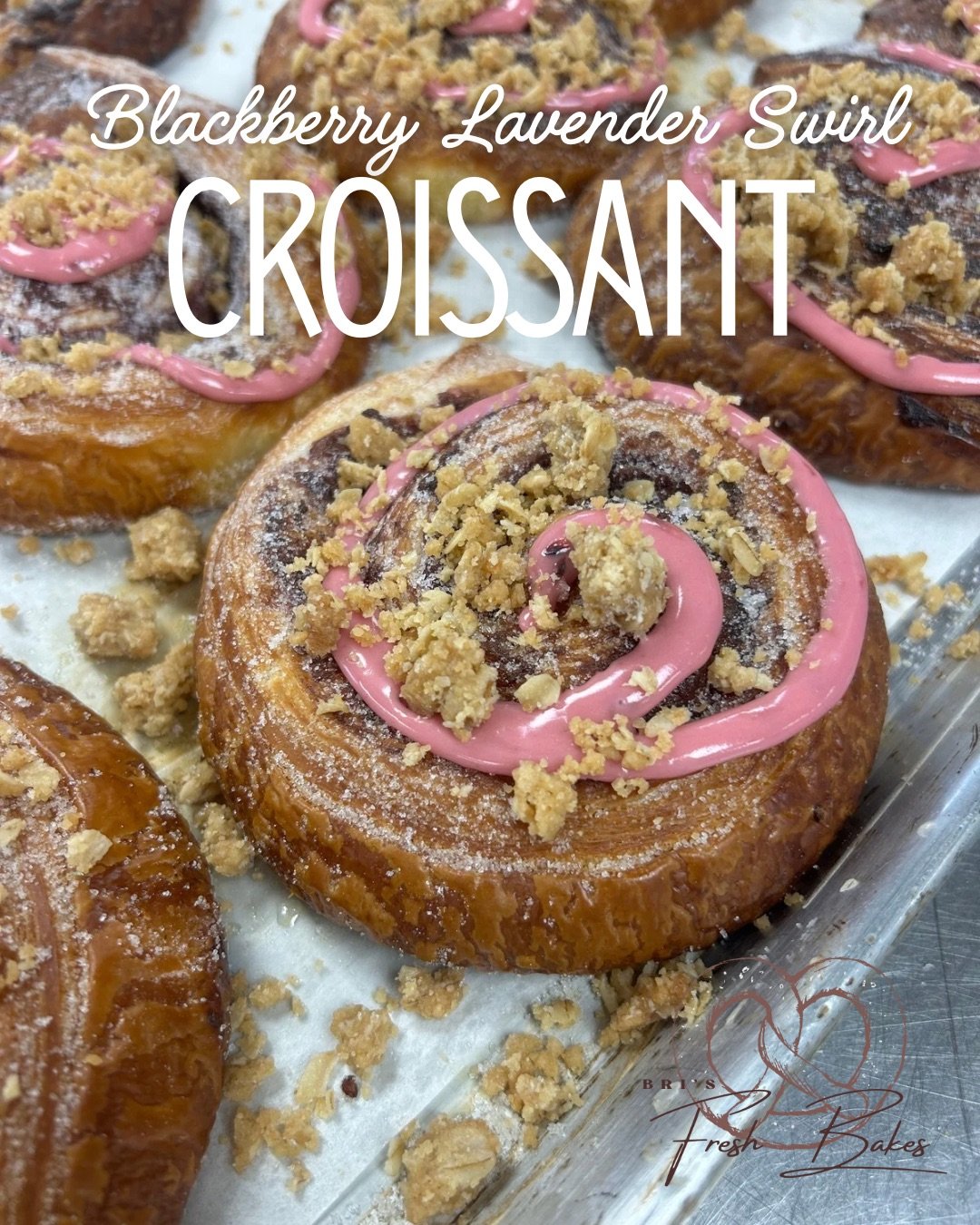 Blackberry Lavender Croissant 2-pack
