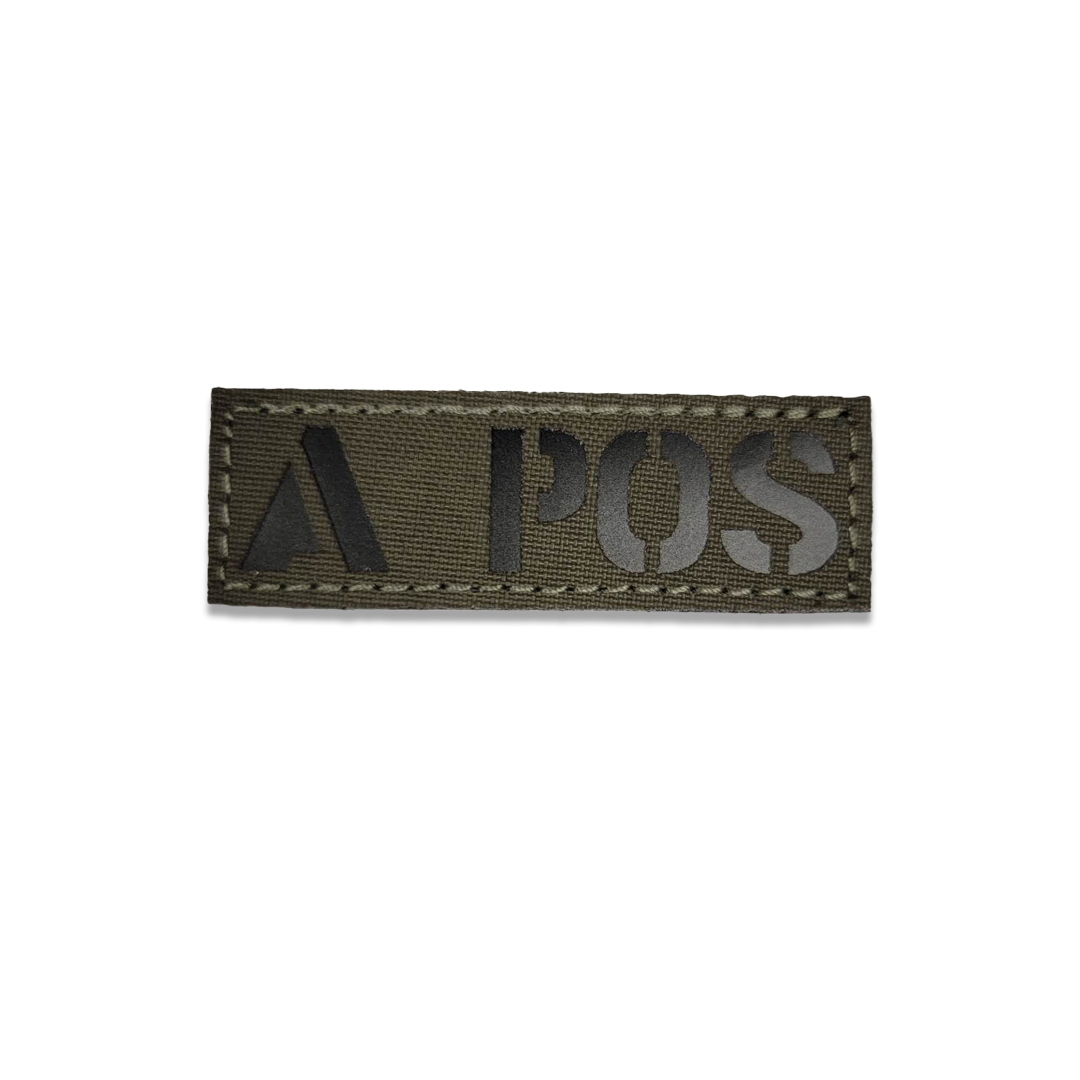 The Keystone Tactical Supply Blood Type Patches are customizable with your own Blood Type.