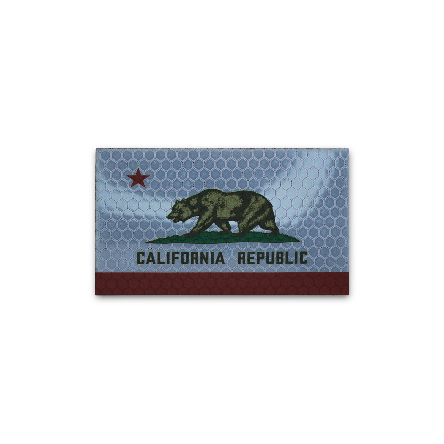 Keystone Tactical Supply Full color Reflective California State Flag Patch