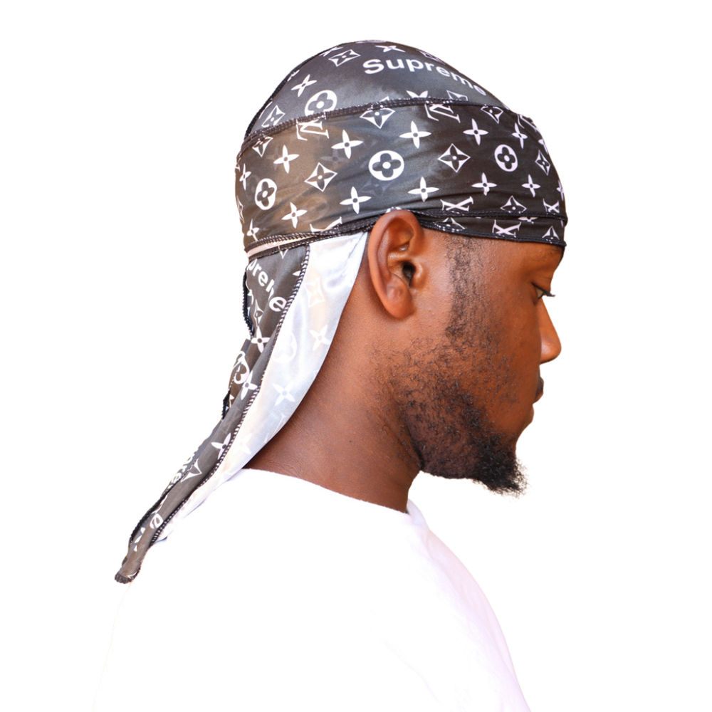 Brown LV Special Durag – Wave2Wavyy Durags