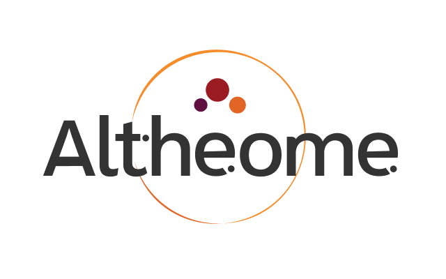 Alt+Home logo with three colored circles inside a partial circle.