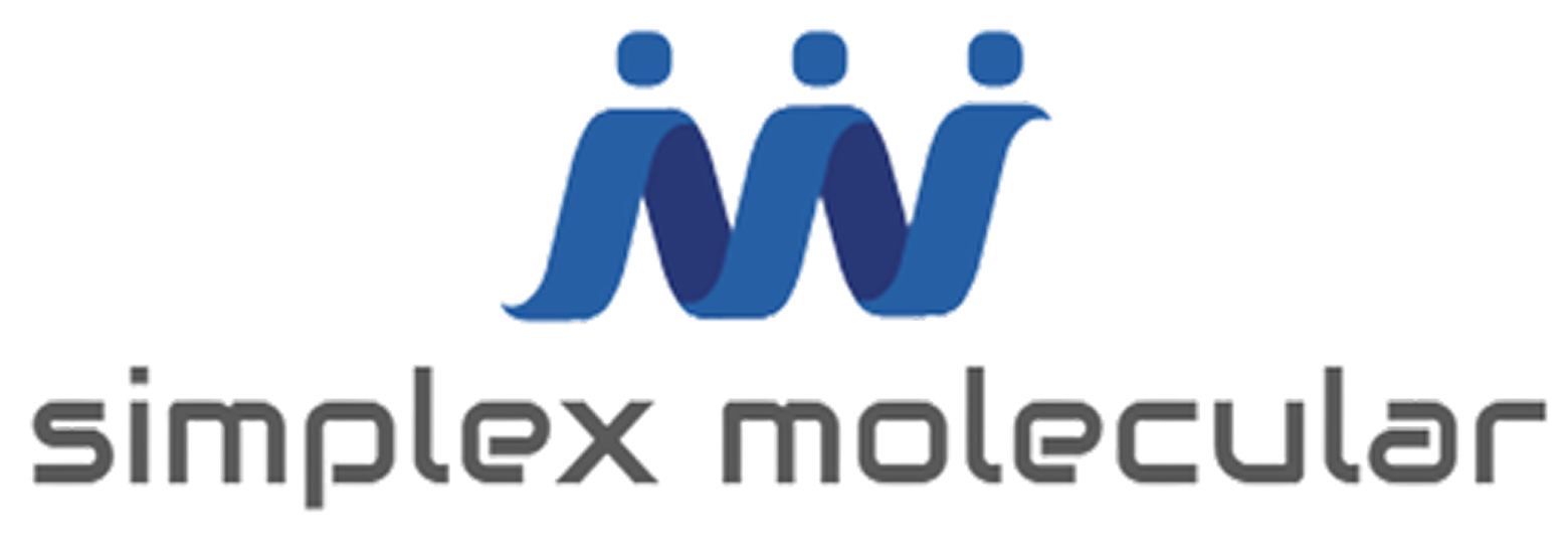 Logo of JNJ, a blue stylized 'JNJ' with the words 'simplex molecular' underneath in gray.