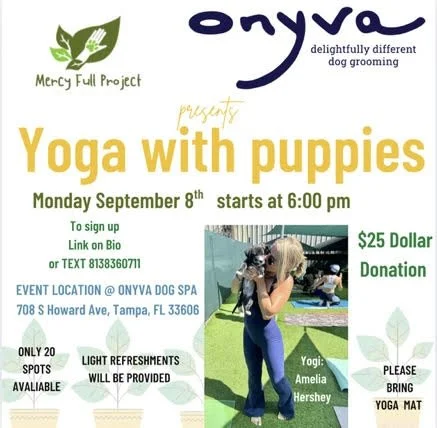 Puppy Yoga with Mercyfull Project & Onya