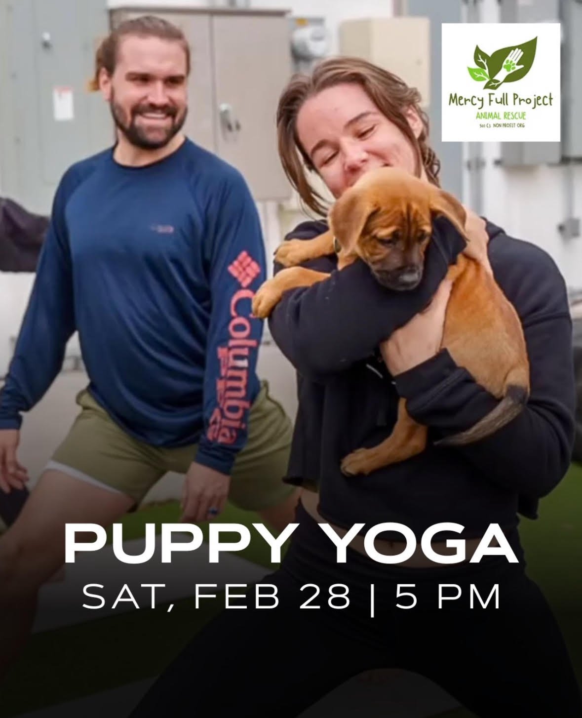 Puppy Yoga with Mercyfull Project &amp; Bayshore Fit