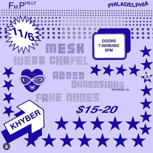 ADDED DIMENSIONS (VA) / MESH / WEBB CHAPEL / FAKE NUDES
