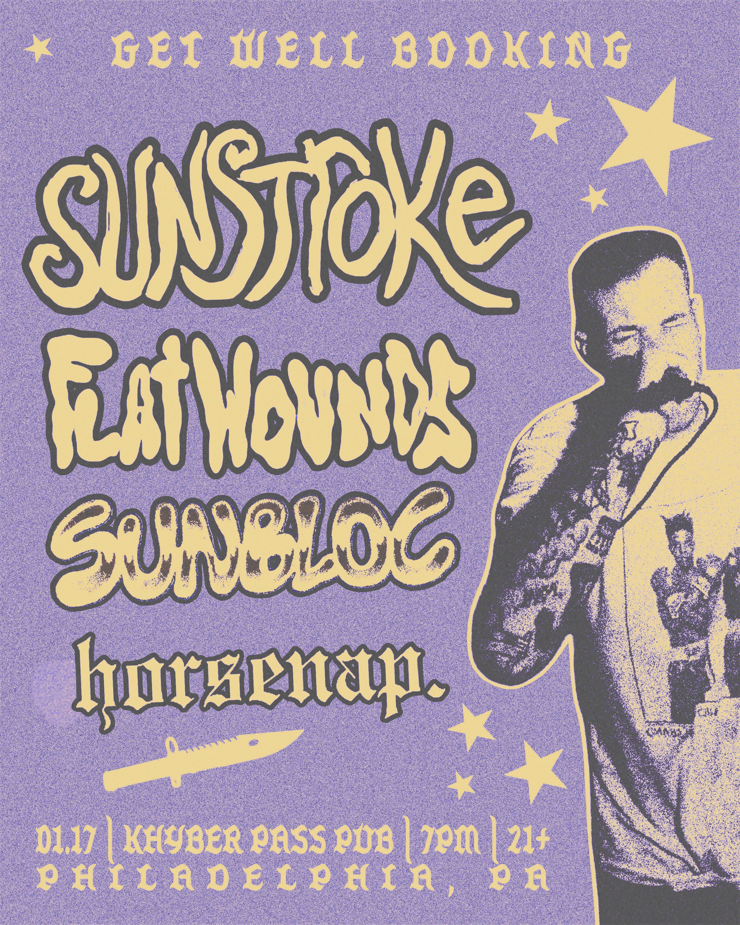 FLATWOUNDS / SUNBLOC / SUNSTROKE / HORSENAP