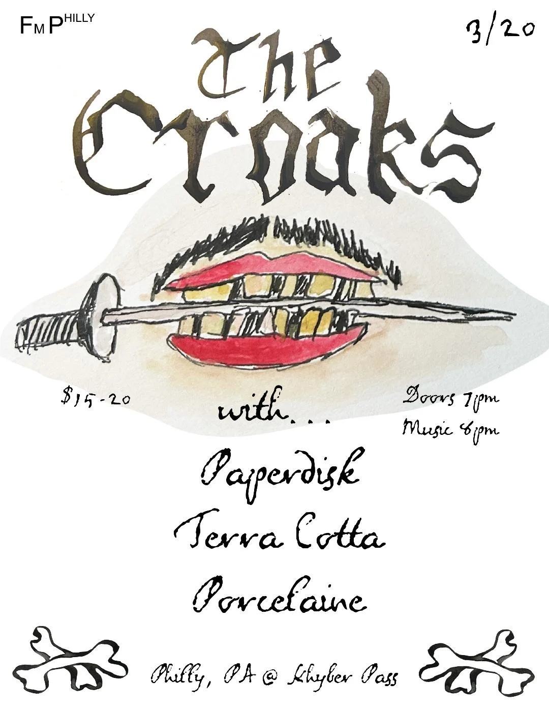 THE CROAKS / PAPERDISK / TERRA COTTA / PORCELAINE