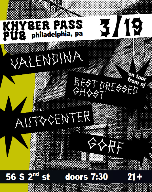 VALENDINA / BEST DRESSED GHOST / AUTOCENTER / GORF