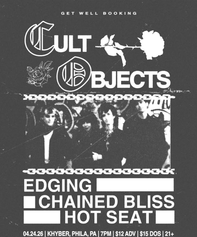 CULT OBJECTS / EDGING ERASER / CHAINED BLISS / HOT SEAT
