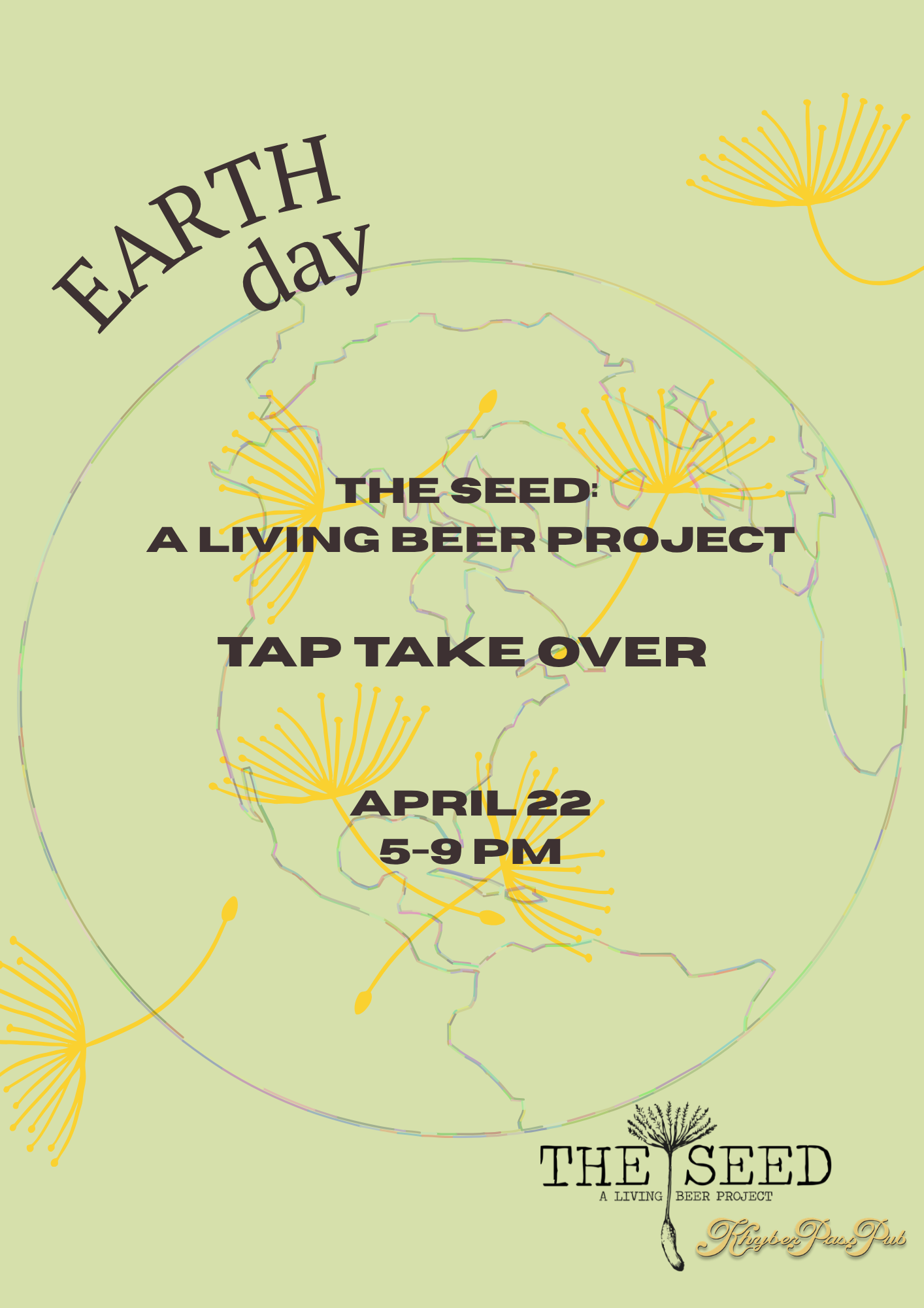THE SEED EARTH DAY TAP TAKE OVER