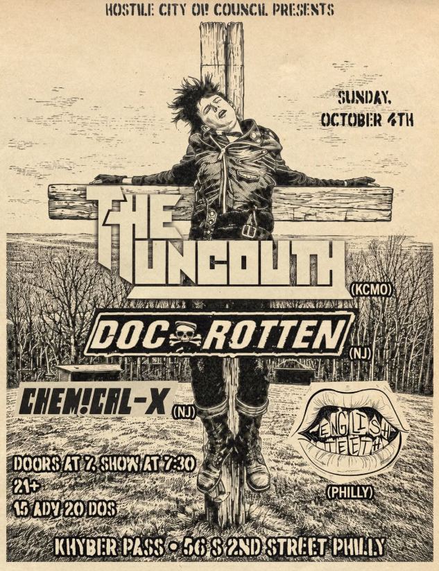 THE UNCOUTH / DOC ROTTEN/ CHEMICAL-X / ENGLISH TEETH