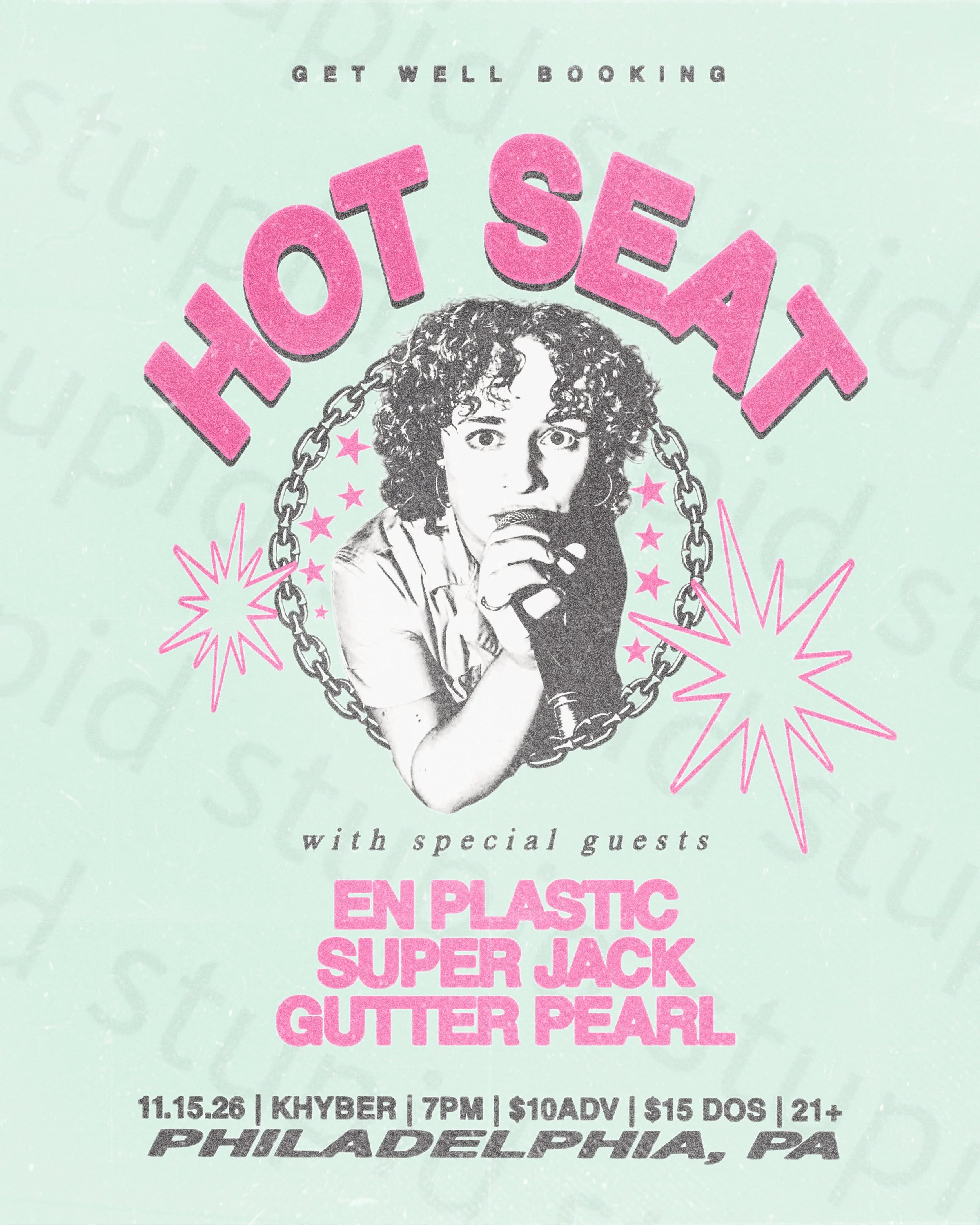 HOT SEAT / EN PLASTIC / SUPER JACK / GUTTER PEARL