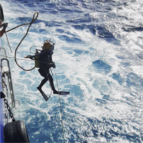 Commercial diving San Francisco Bay Area - Raphael Garios (Poseidon Boat Services)