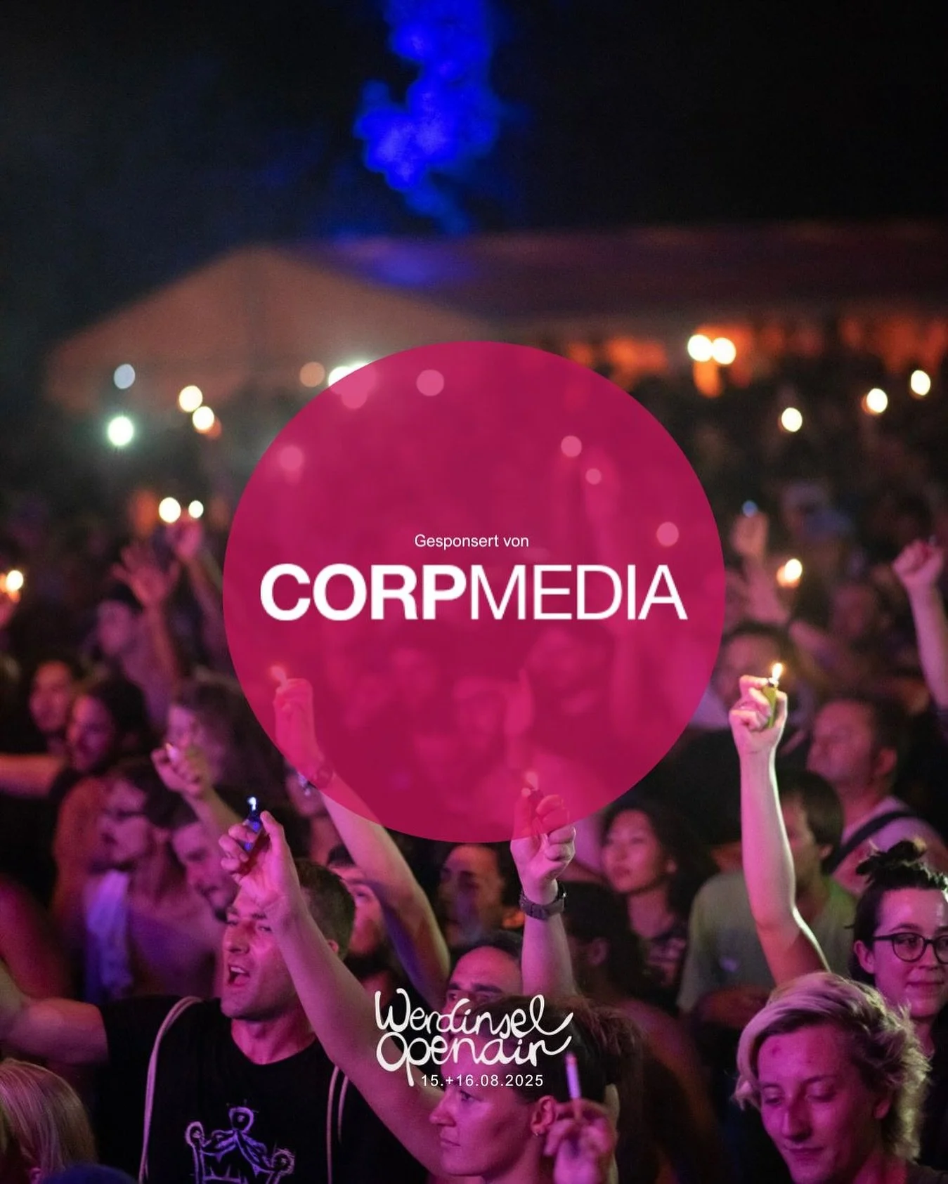 Wir bedanken uns bei unserem Sponsor @corpmedia 🎥
Kreativ, professionell und medienaffin: CORPMEDIA f&auml;ngt Geschichten ein &ndash; bewegend, authentisch und immer mit dem richtigen Blick f&uuml;rs Detail.

#werdinselopenair2025 #corpmedia #video