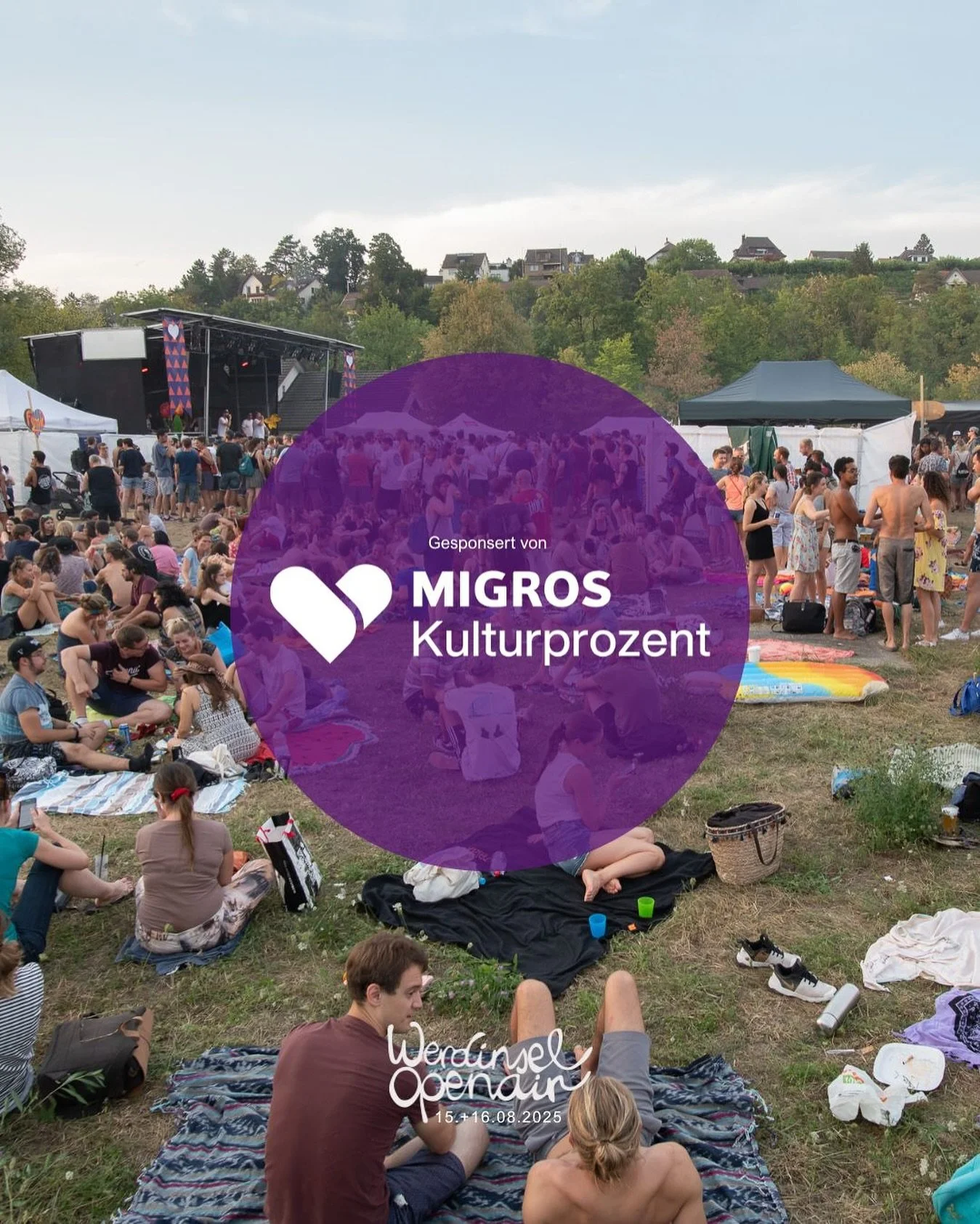 Wir bedanken uns bei unserem Sponsor Migros Kulturprozent 🎶
Vielseitig, engagiert und schweizweit aktiv: Das Migros Kulturprozent macht Kultur m&ouml;glich &ndash; auch mitten auf der Werdinsel.

#werdinselopenair2025 #migroskulturprozent #kulturf&u
