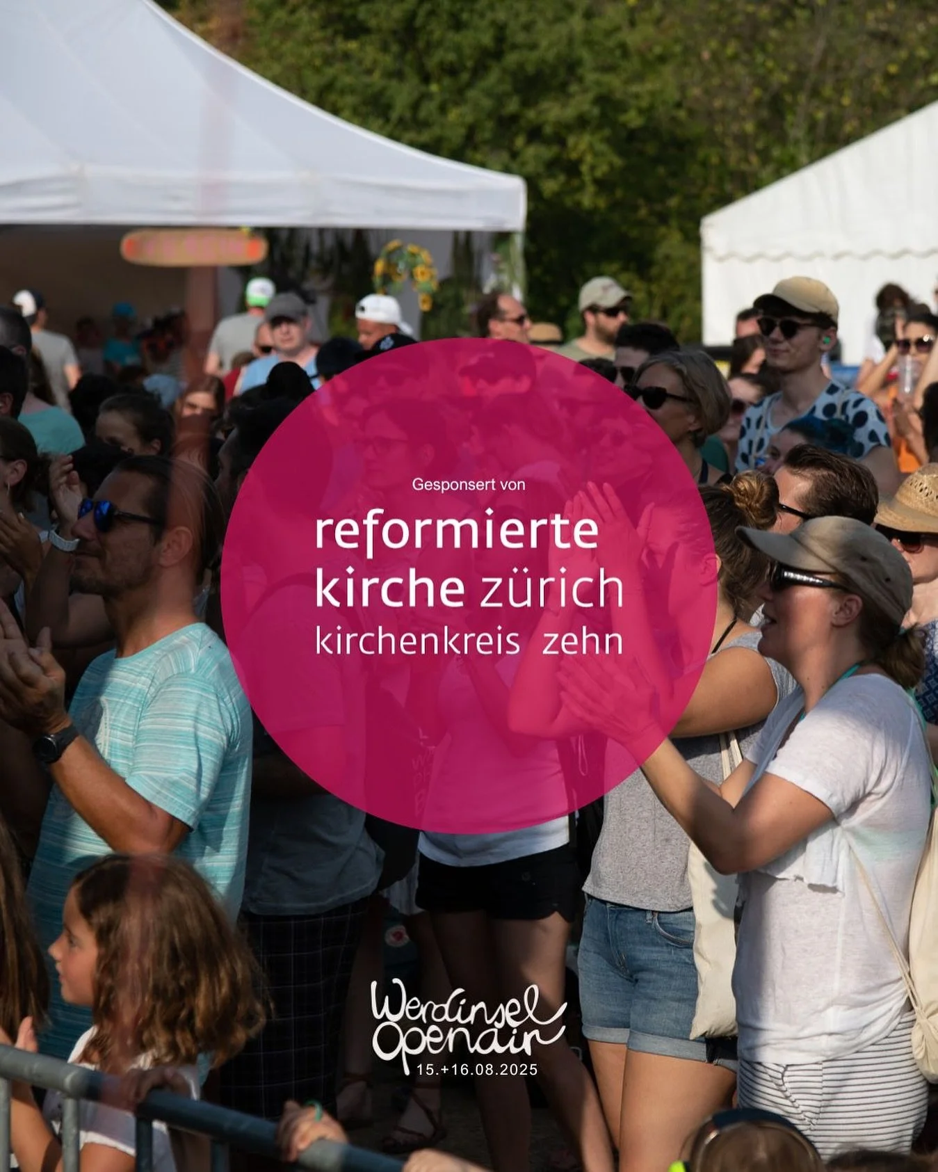 Wir bedanken uns bei unserem Sponsor @reformiertekirchezurich ✨
Verwurzelt, offen und gemeinschaftlich: Die Reformierte Kirche Z&uuml;rich tr&auml;gt Kulturprojekte, Begegnung und Dialog.

#werdinselopenair2025 #reformiertekirchez&uuml;rich #kulturf&