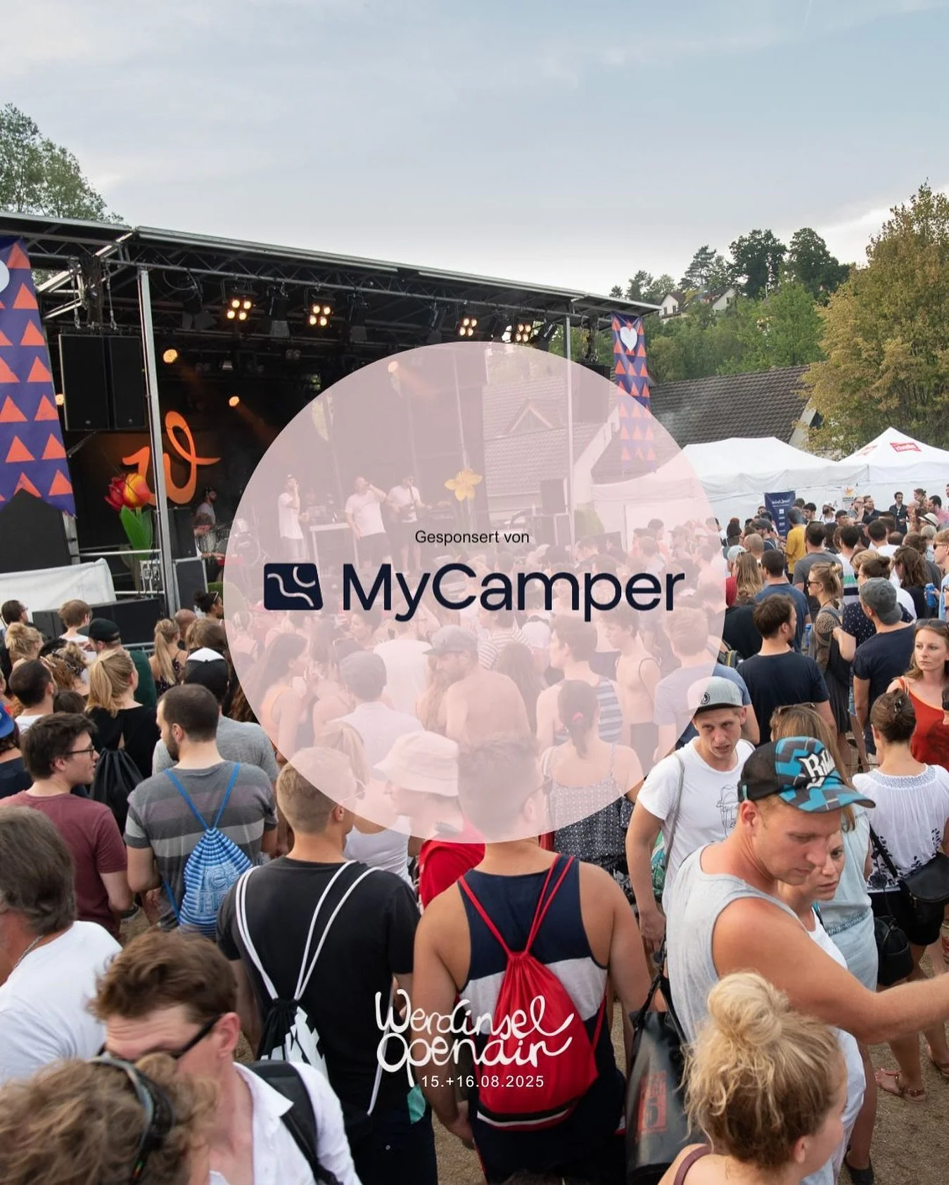 Wir bedanken uns bei unserem Sponsor @mycamper.official 🚌
Mobil, unkompliziert und voll in Festival‑Stimmung: Mit myCamper startet dein Festival‑Erlebnis direkt mit der Fahrt &ndash; flexibel und ungebunden.

#werdinselopenair2025 #mycamper #roadtri