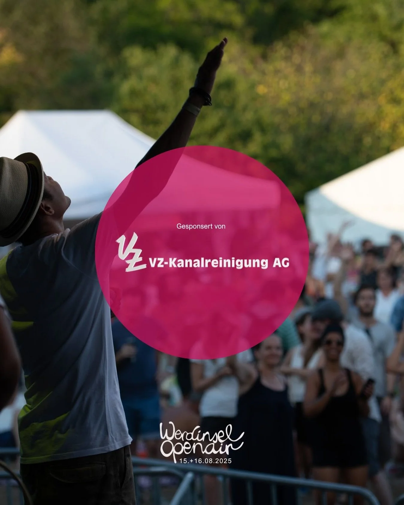 Wir bedanken uns bei unserem Sponsor 
vz kanalreinigung ag 🚛
Gr&uuml;ndlich, professionell und mit Power: Die vz kanalreinigung ag sorgt daf&uuml;r, dass alles in Flow bleibt &ndash; auch am Festival.

#werdinselopenair2025 #vzkanalreinigung #kanalt