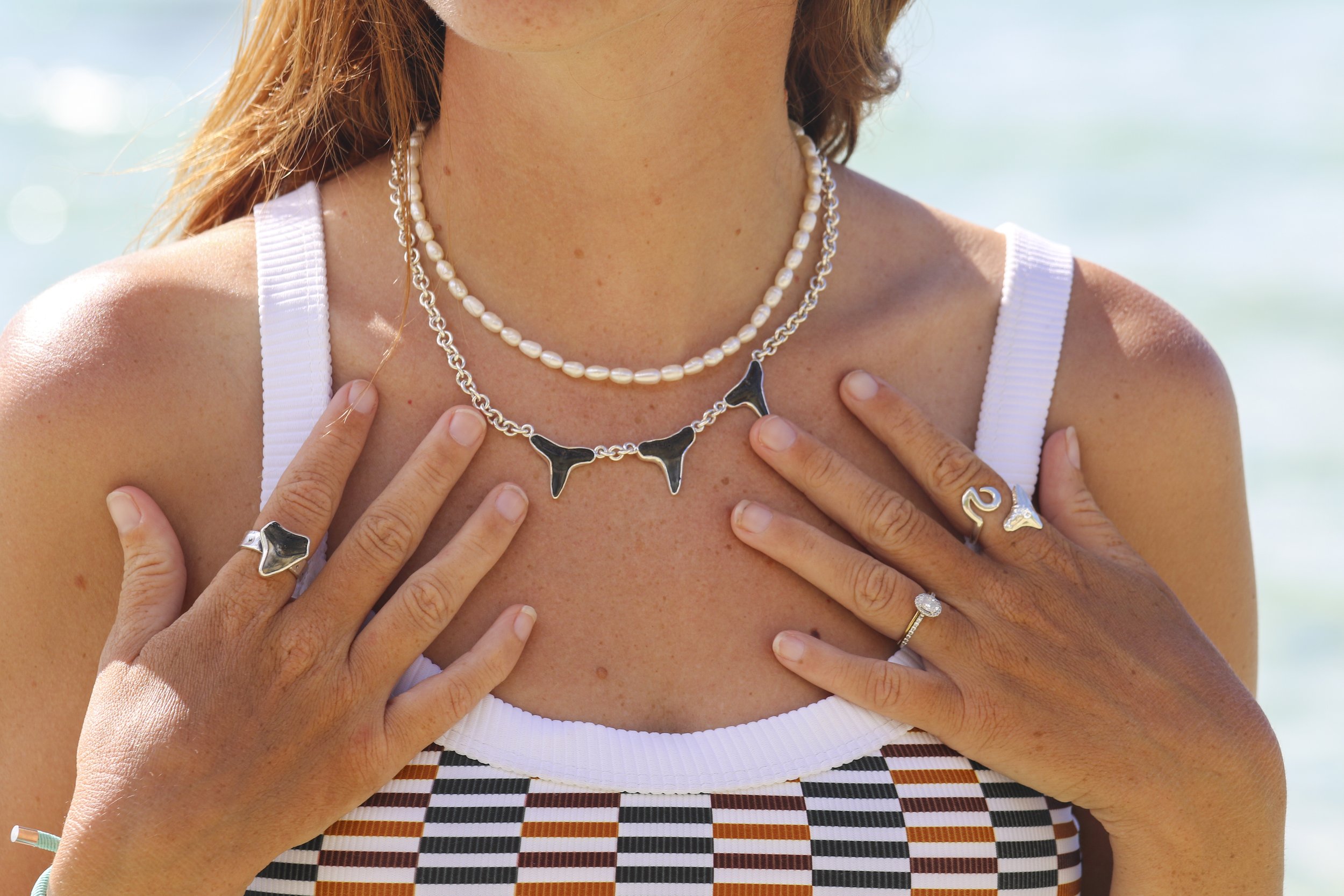 Shark Trinity Necklace