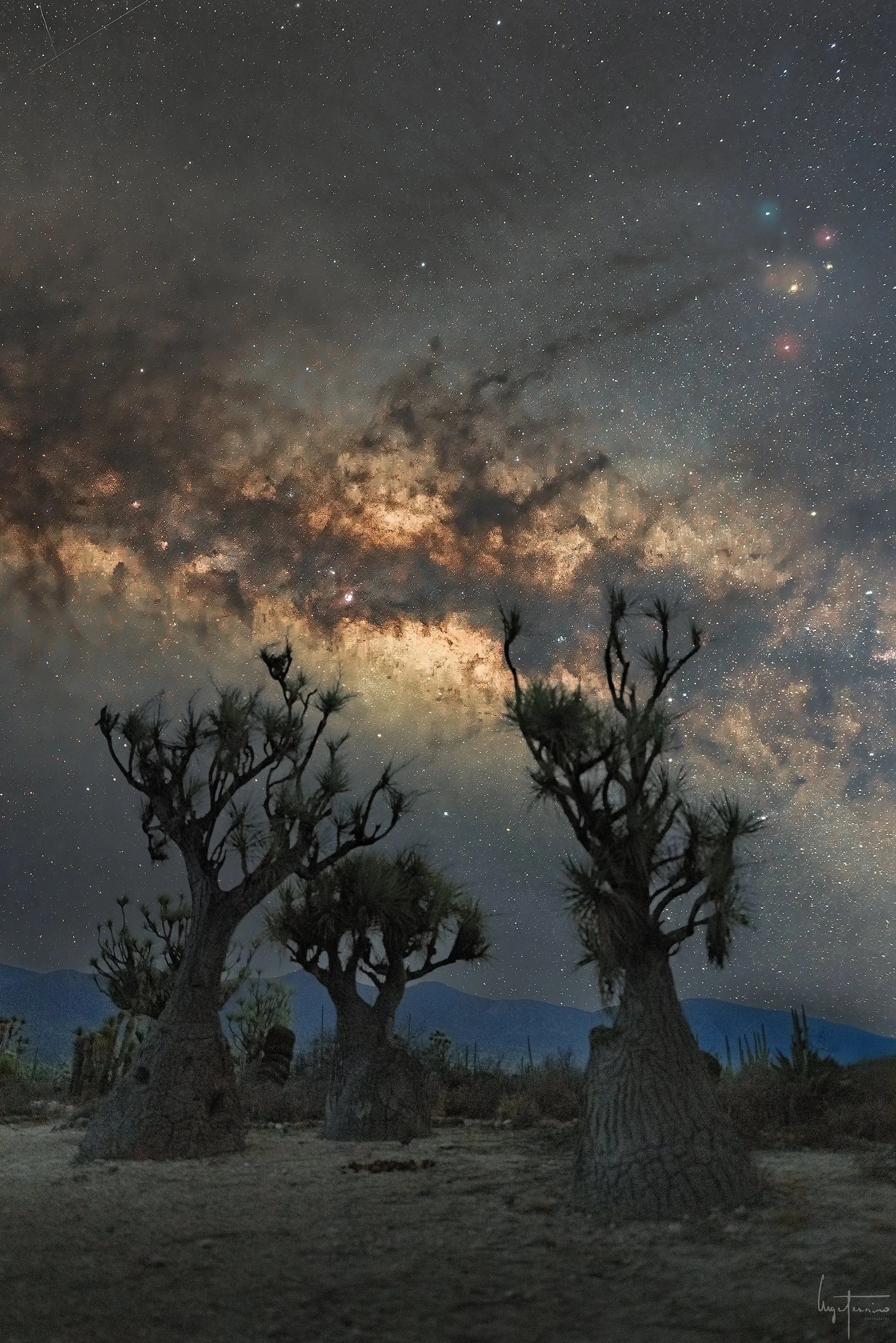 Fotografía fine art mindfulness astrofotografía vía láctea para decoración centros de yoga meditación y arquitectura wellness diseño biofílico Angel Tenorio