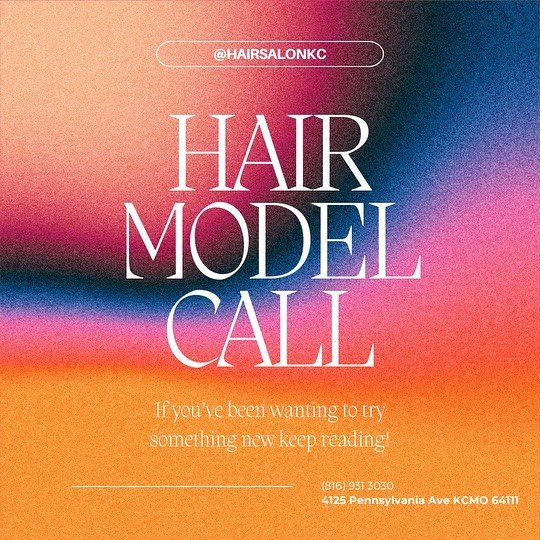 💞🤩HAIR MODEL CALL🤩💞

I&rsquo;m looking to create some fun new content based on looks I&rsquo;m inspired by , Swipe to see inspo pictures and read info !! 

If you&rsquo;re interested please dm me photos of your hair currently, or give us a call @