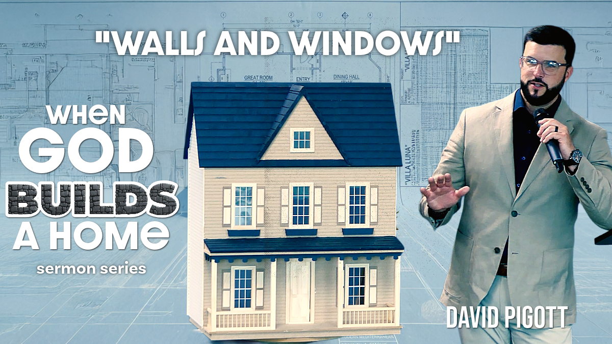 Pastor David Pigott brings a message from Ephesians 4 listing six of the biggest WALLS that separate relationships, and three WINDOWS that enable us to see, understand and connect with our loved ones. In all of our relationships we have the ability t