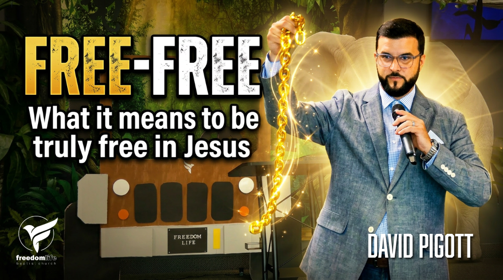Pastor David Pigott brings a Fourth of July message from John 8, where Jesus said, "Whom the Son sets free is free indeed." Some things look like they're free, but they're really not. Some people think they are free, but they are actually in bondage 