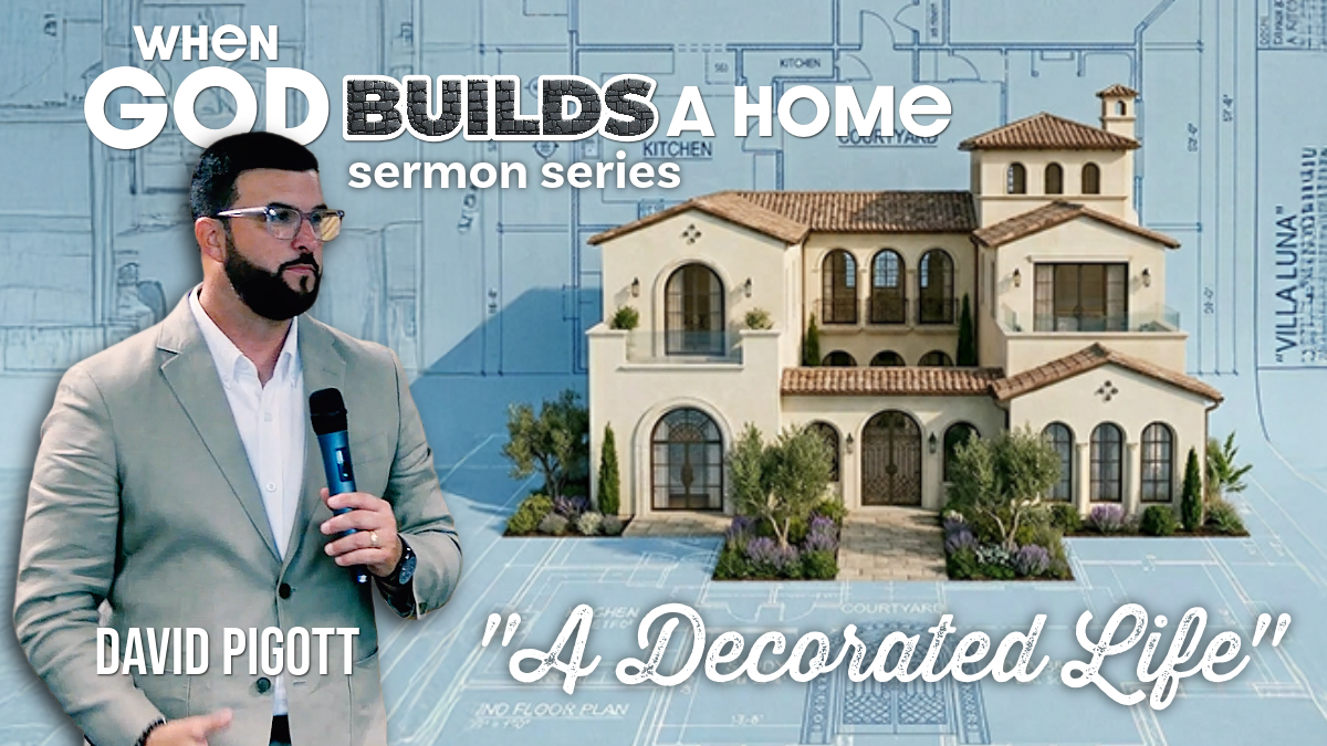 We all like to decorate things - our house, our car, even our bodies. But WHO are you decorating your life, your relationships, yourself to please? Pastor David Pigott brings a message from 1 Peter 3, asking the question, "Who are you decorating for?