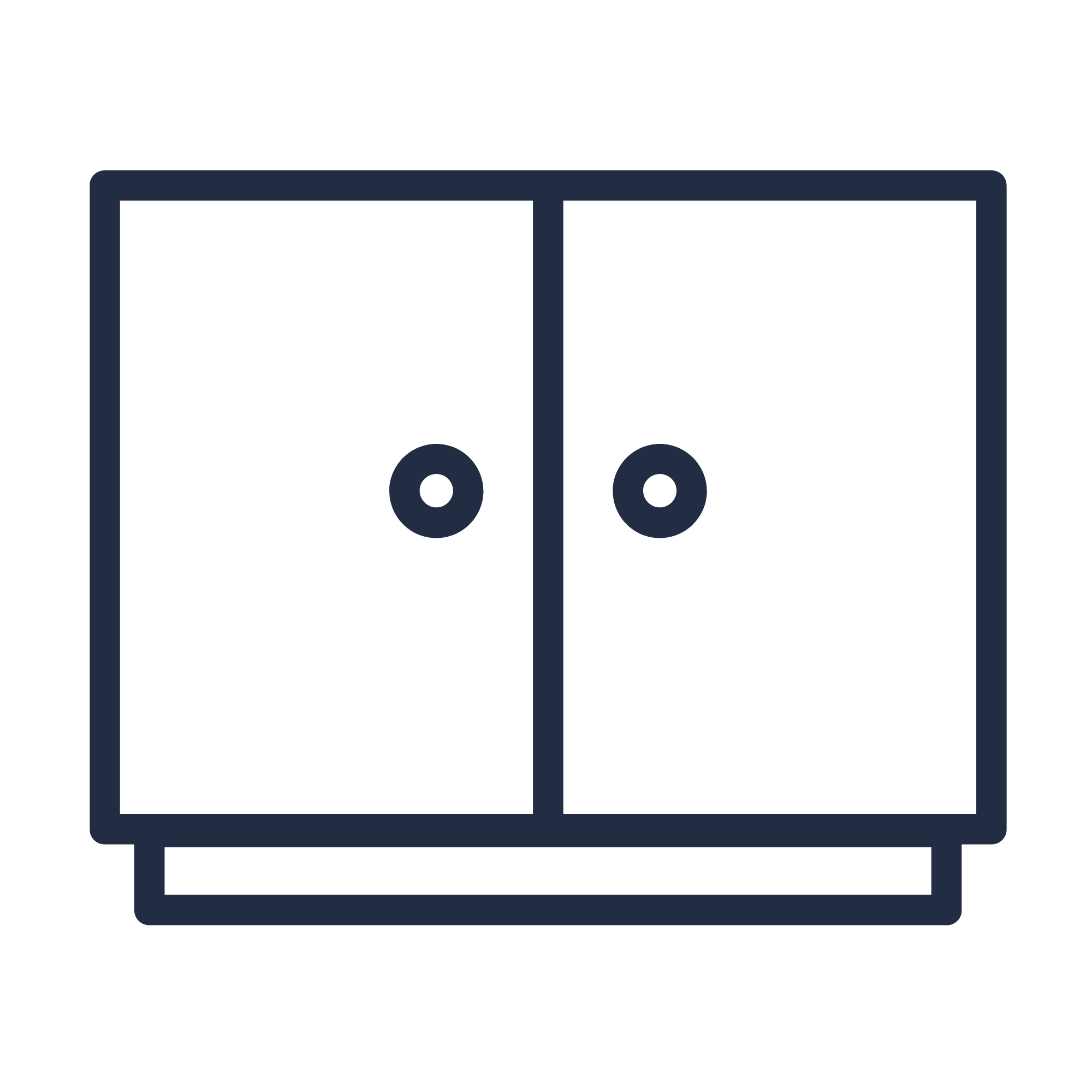 Illustration of a refrigerator with open door revealing items inside.