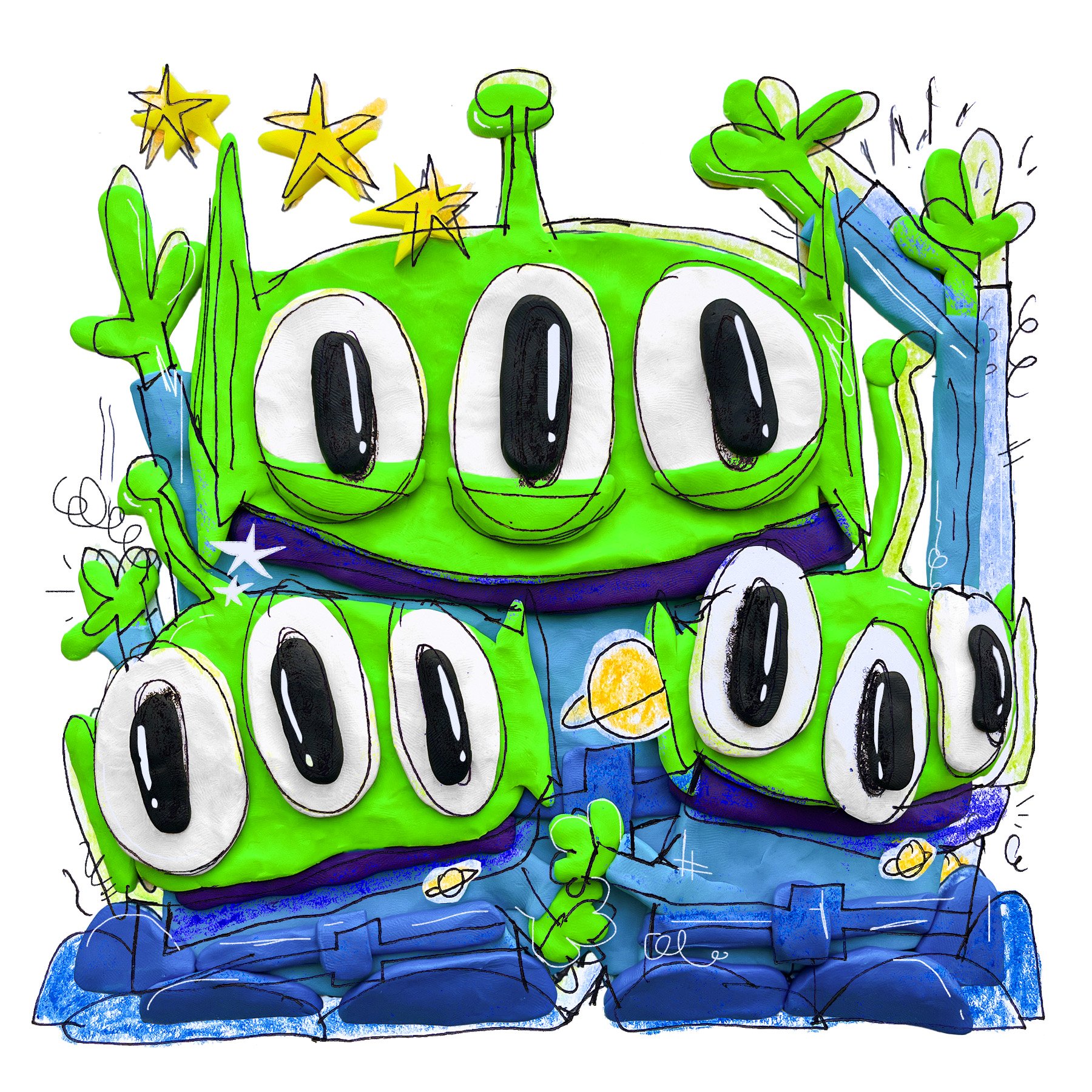 Aliens - Culture Sculpture