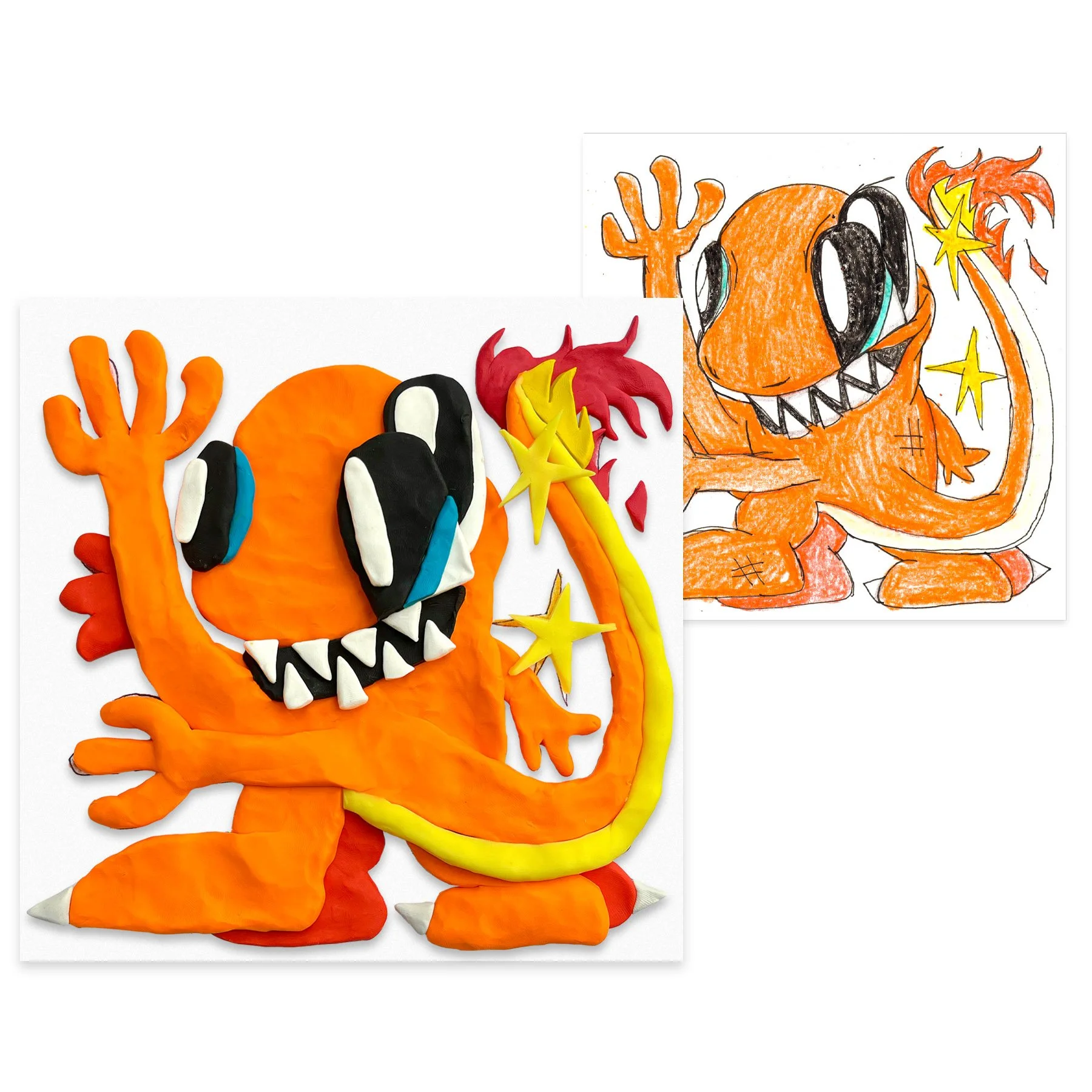 Charmander Culture Sculpture - Originals