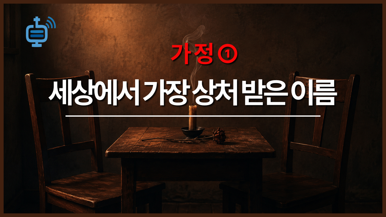  가정(1) 세상에서 가장 상처받은 이름