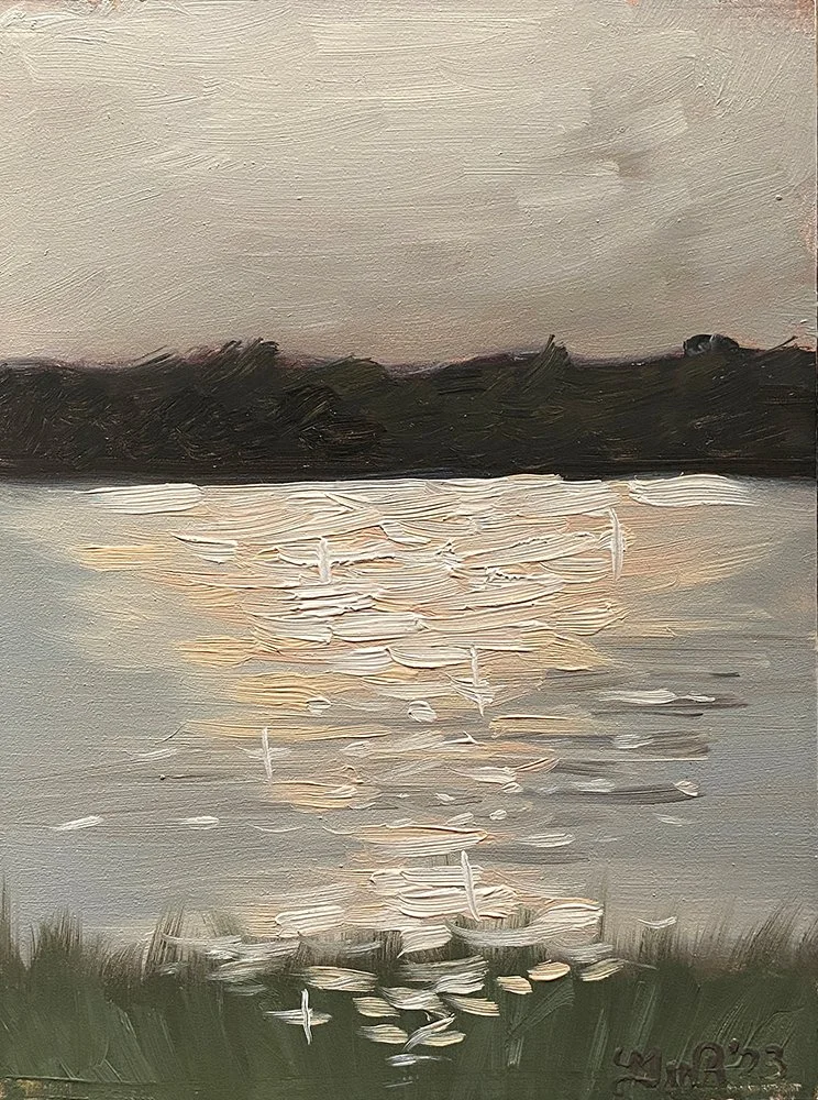 Sunset on Lake Mozingo
