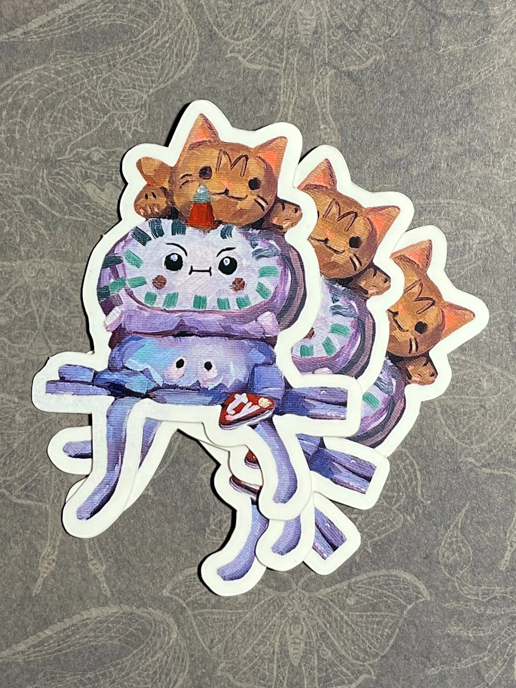 Goochy, Mintie and Momo Sticker