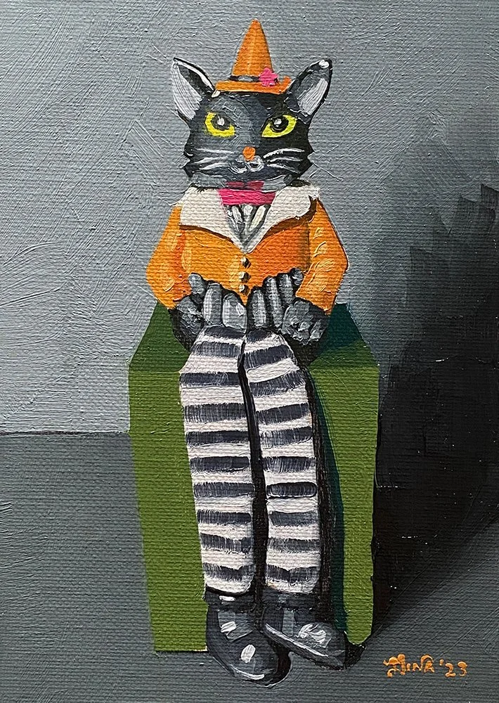 Spooky Cat at the Circus