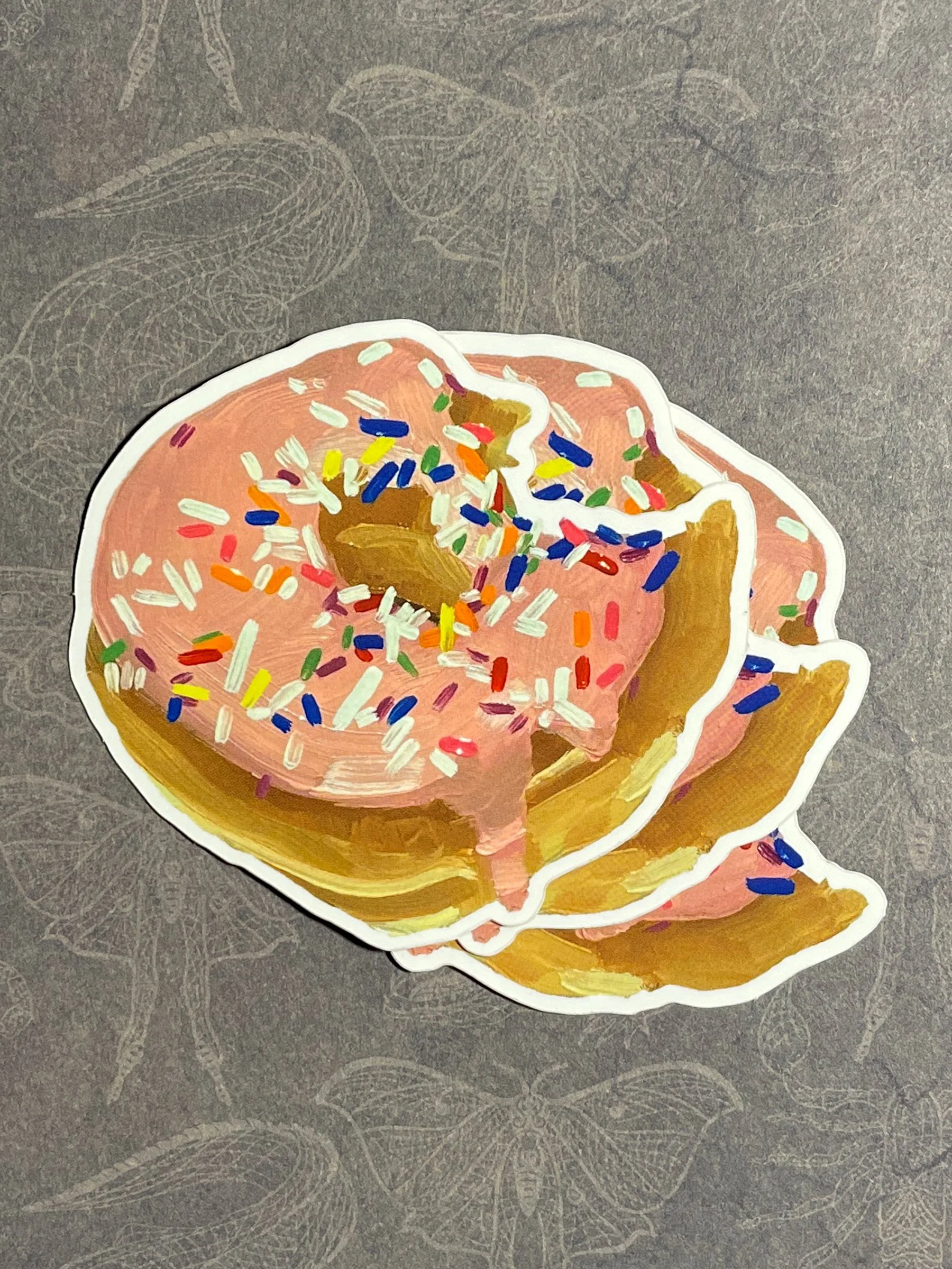 Strawberry Donut Sticker