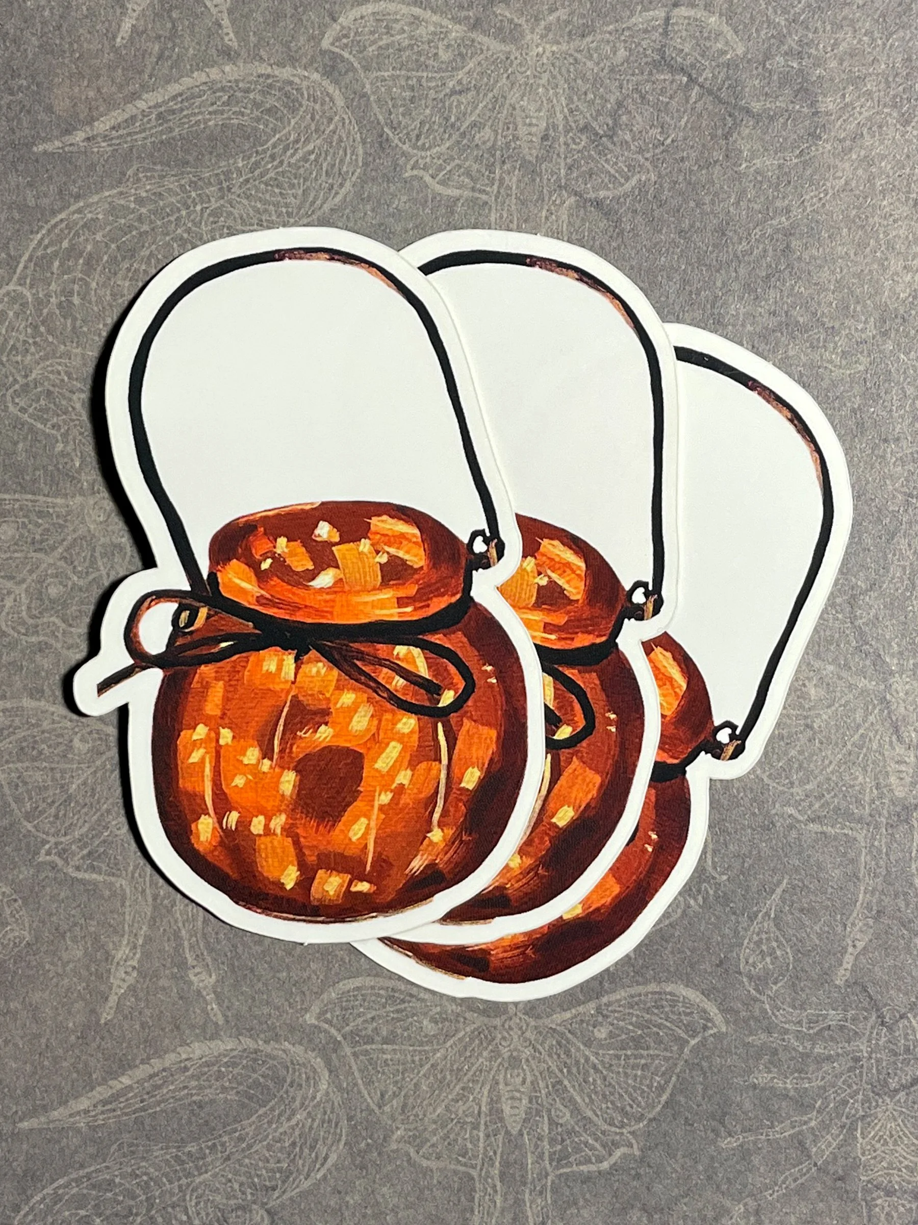 Radiant Pumpkin Sticker
