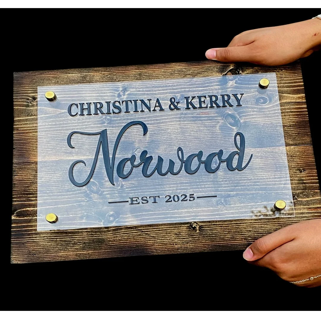 Wedding Signage | Engraved Wedding Gift