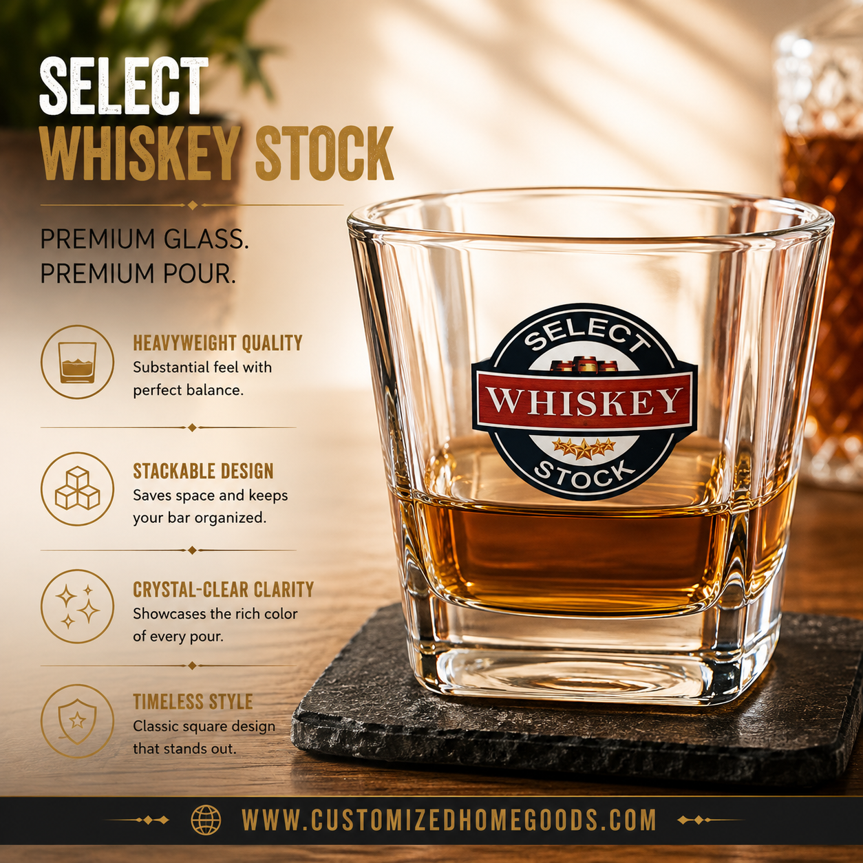 Whiskey Man Cave gift | Whiskey glassware