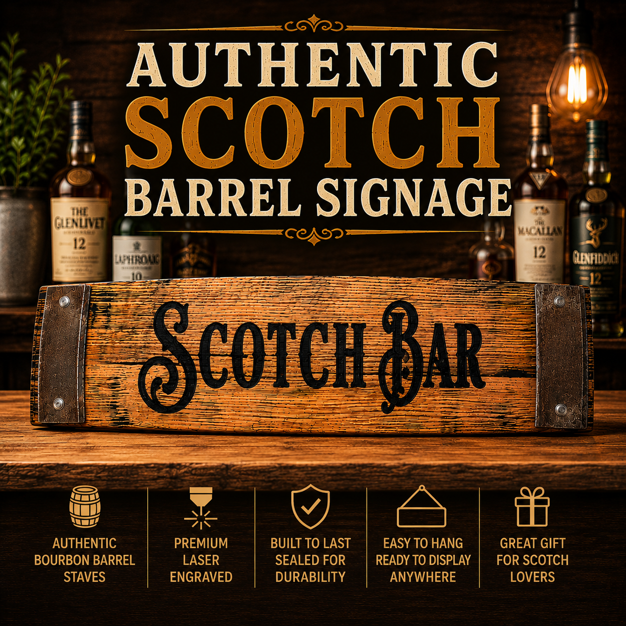 Scotch Bar Signage