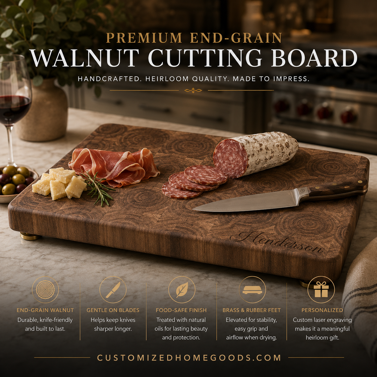 End Grain Cutting Board