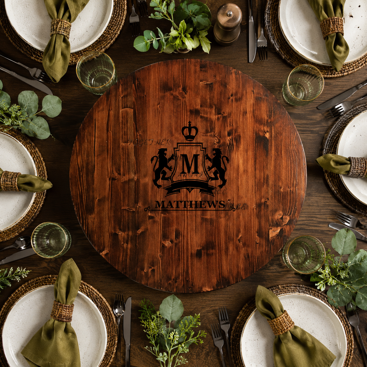 lazy susan custom gift
