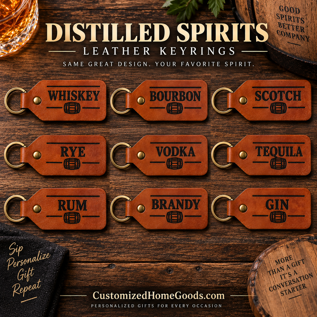 distilled spirits gifts | distilled spirits keyrings