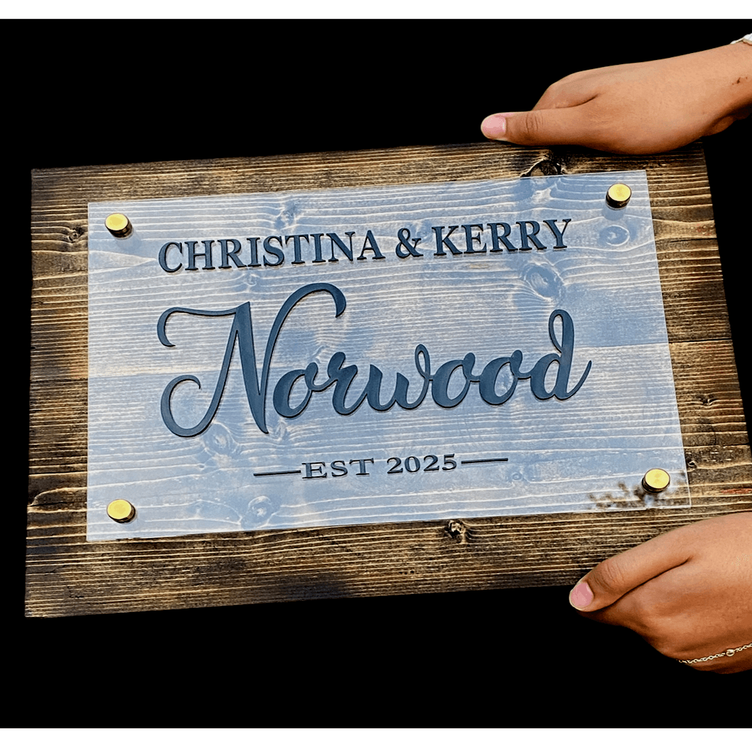 personalized wedding gift | wedding signage