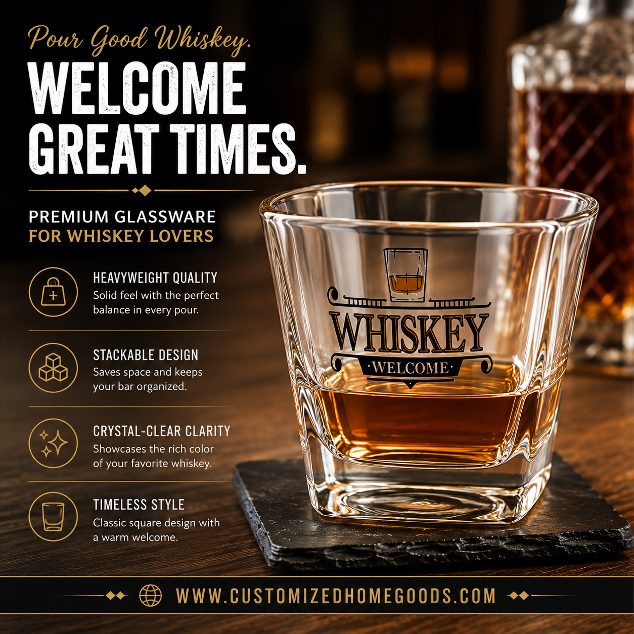 Whiskey Glasses| Bourbon Glasses
