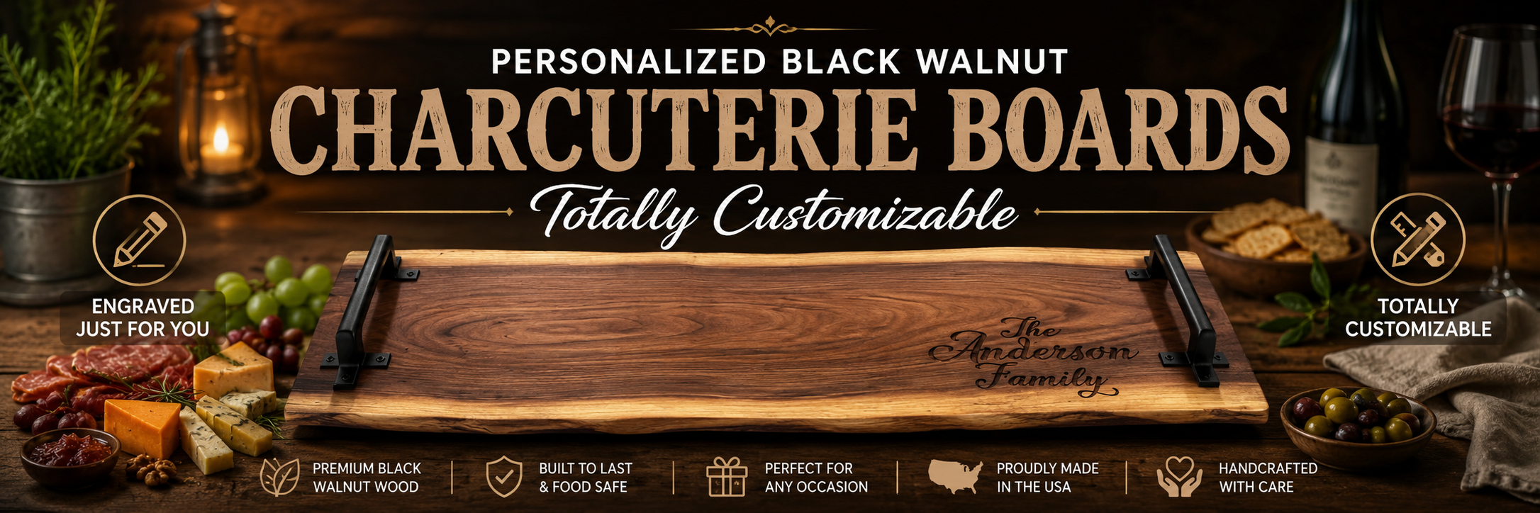 Personalized Charcuterie Boards