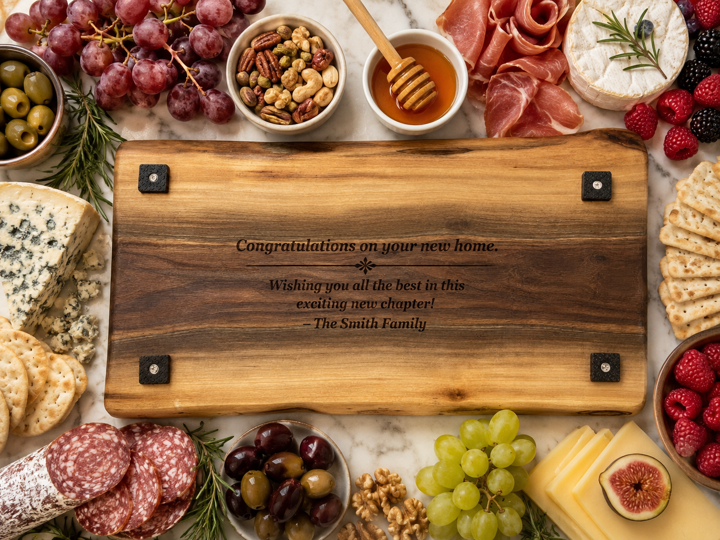 Custom Engraved Charcuterie Board