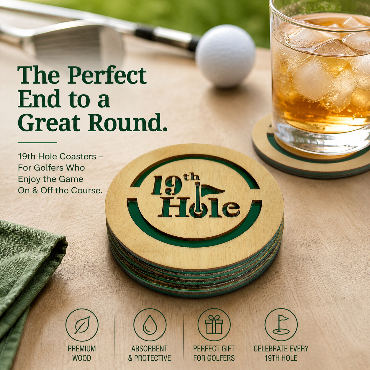 Golf Coasters