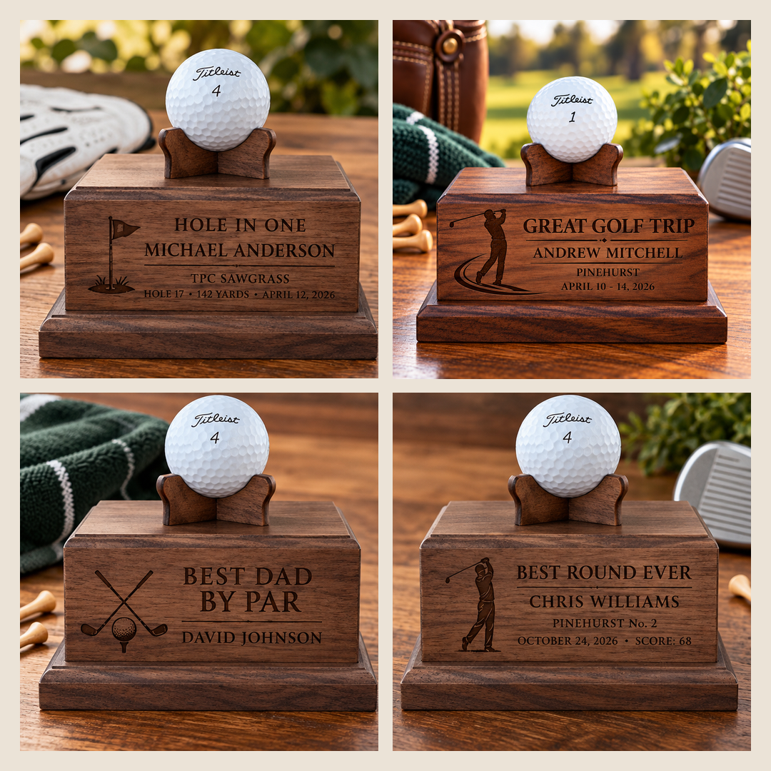 Golf Gifts | Golf Ball Display | Memorable Golf Ball Shot Display